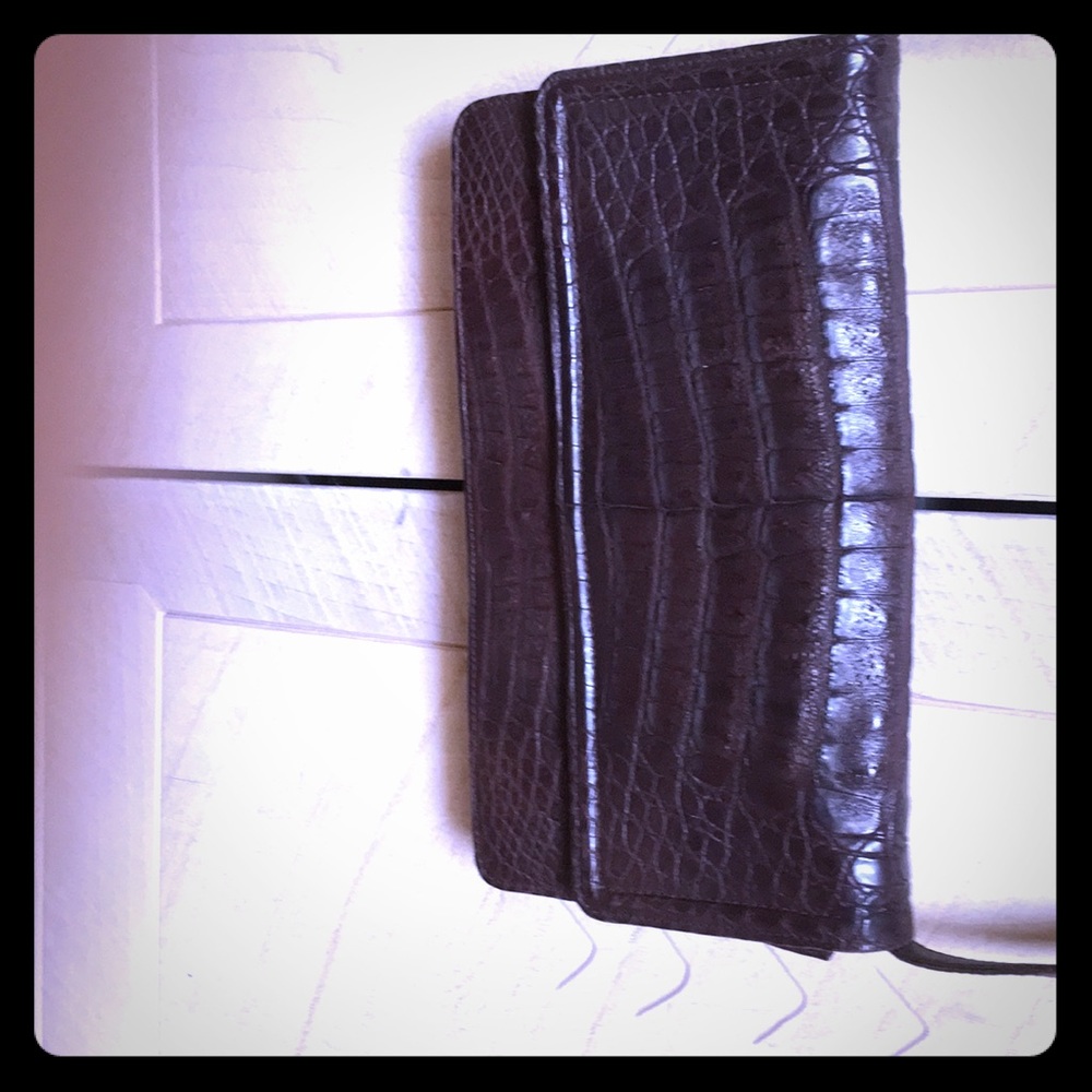 Donna Elisa vintage crocodile purse made in Italy